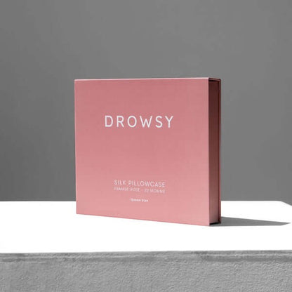 Damask Rose Queen-Sized Silk Pillowcase