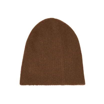 Cashmere Plush Rib Beanie