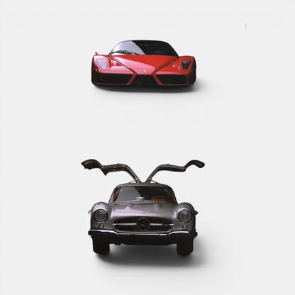 Iconic, art, design, advertising and automobile collectible book by Assouline