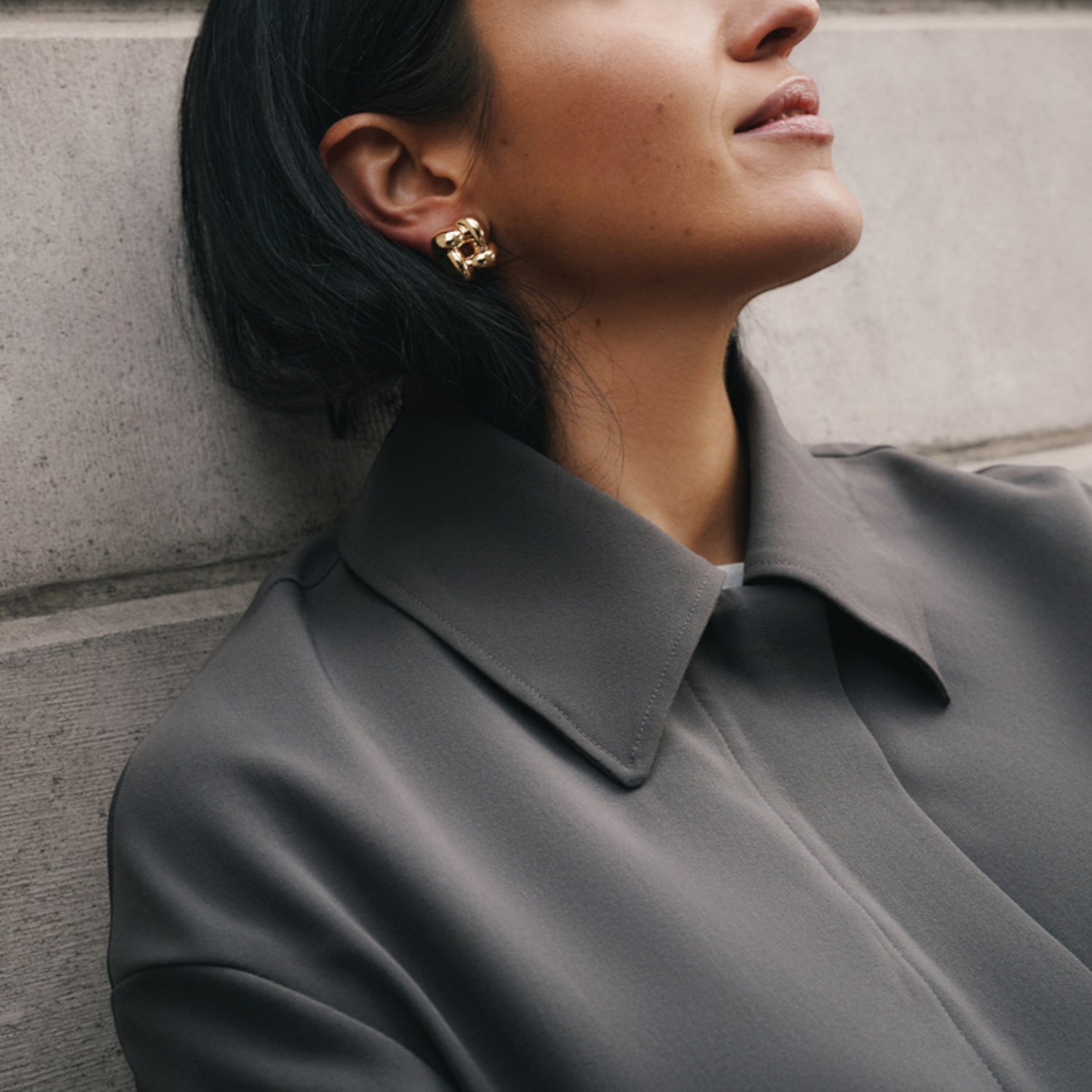 Medium Woven Square Earrings