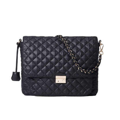Large Crosby Lock Crossbody - Black