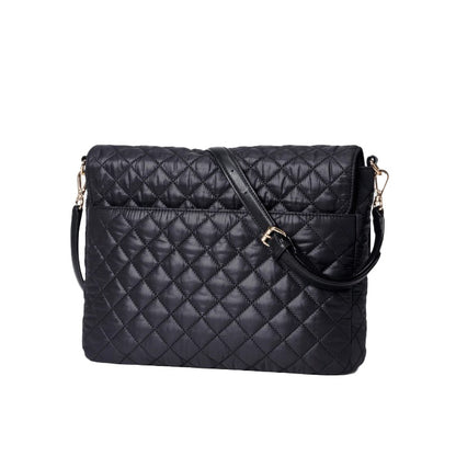 Large Crosby Lock Crossbody - Black