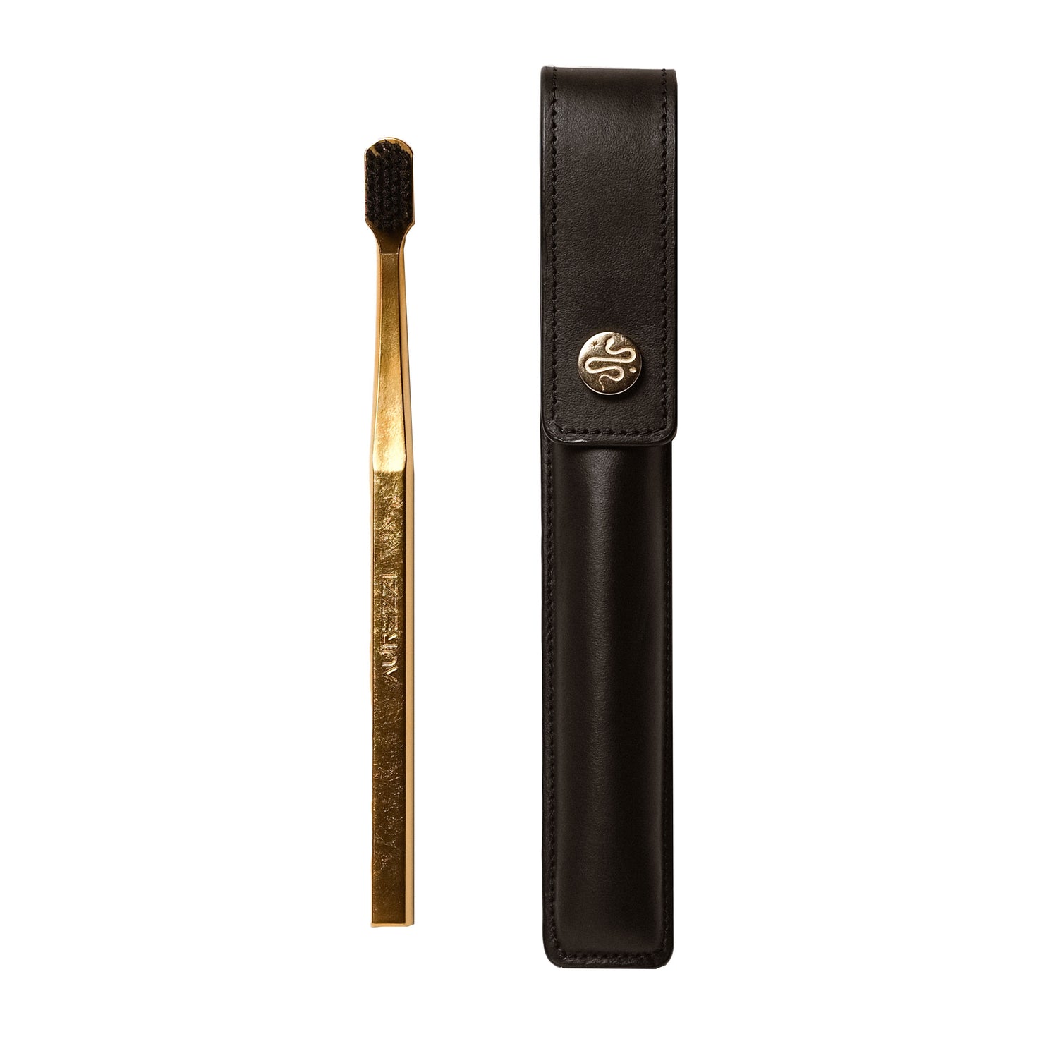 Leather Case &amp; Toothbrush