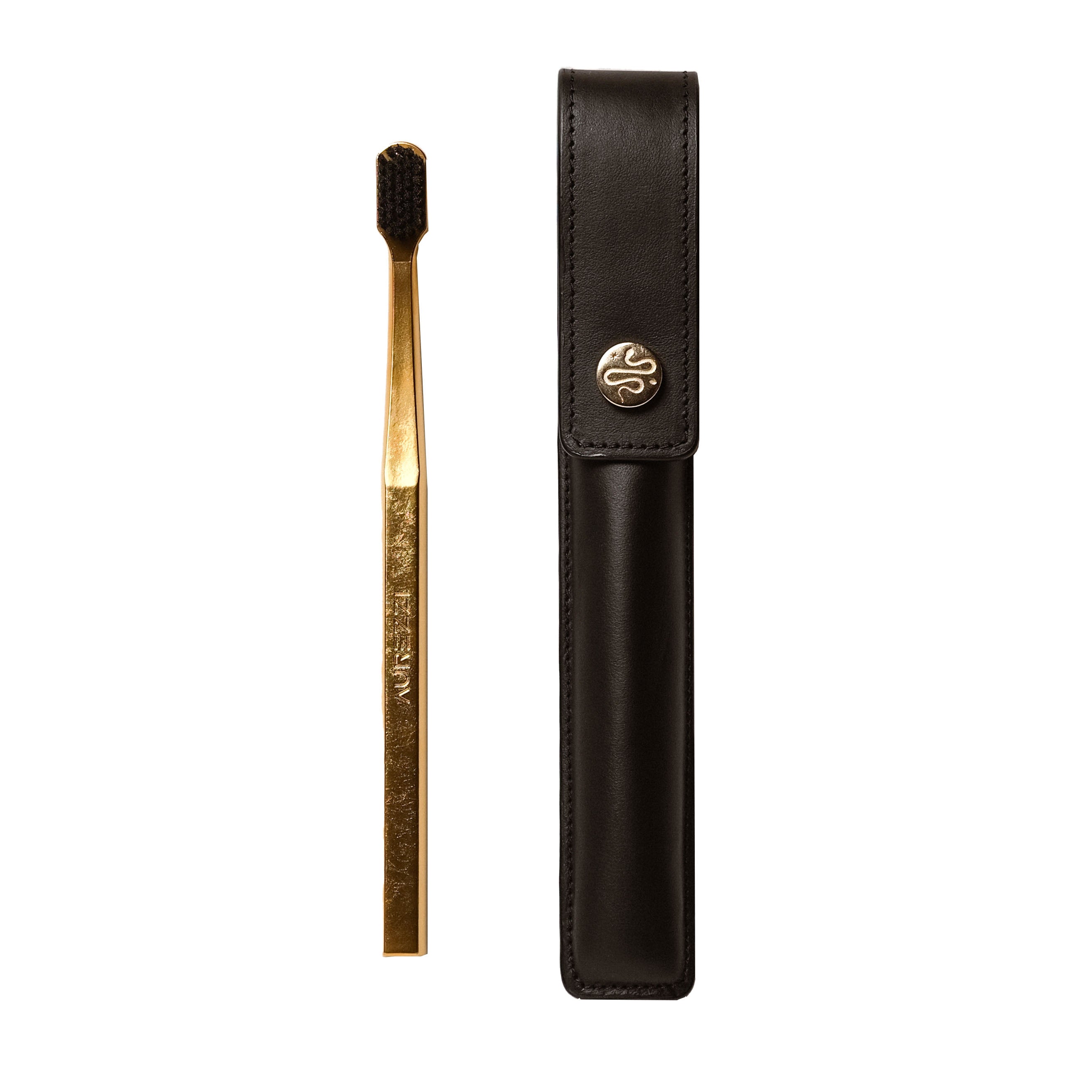 Leather Case &amp; Toothbrush