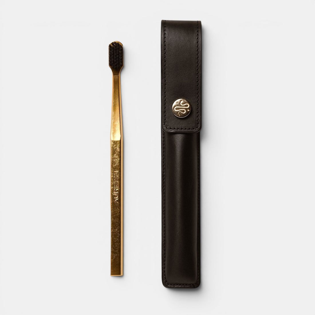 Leather Case &amp; Toothbrush