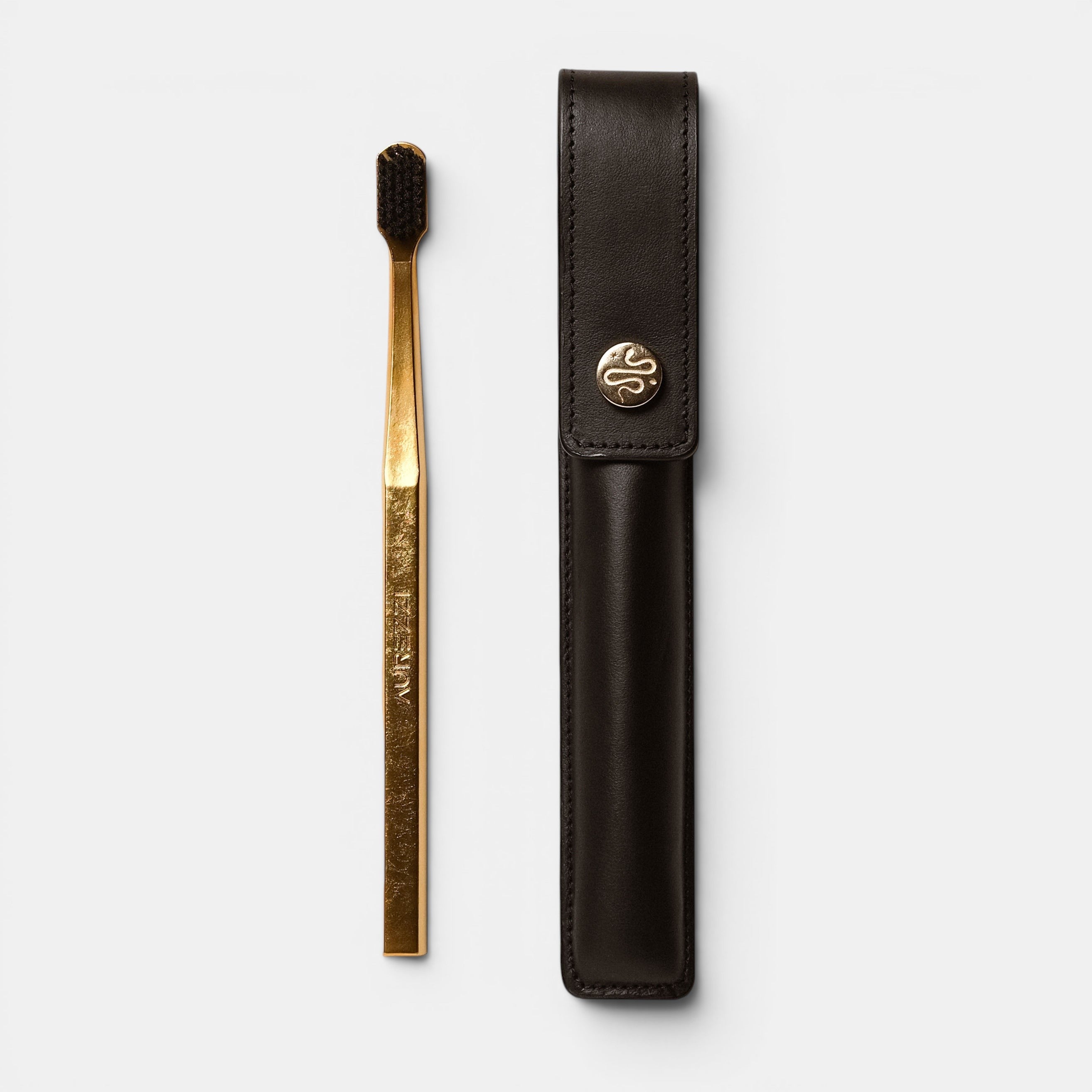 Leather Case &amp; Toothbrush