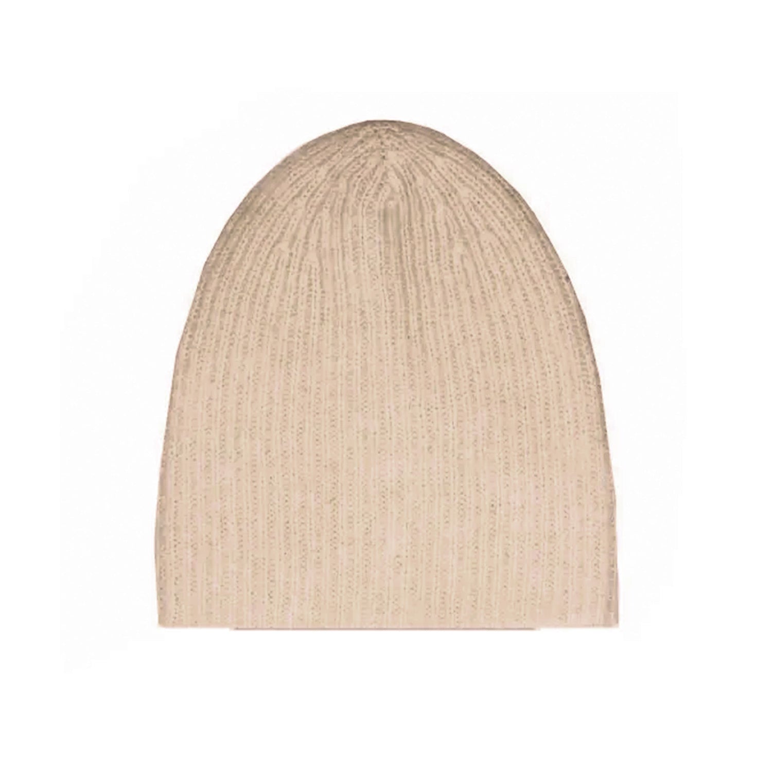 Cashmere Plush Rib Beanie