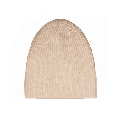 Cashmere Plush Rib Beanie