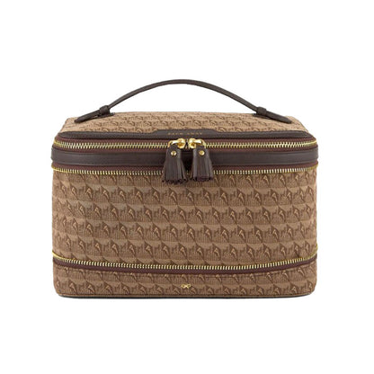 Pack Away In Dark Earth Beige AH Jacquard