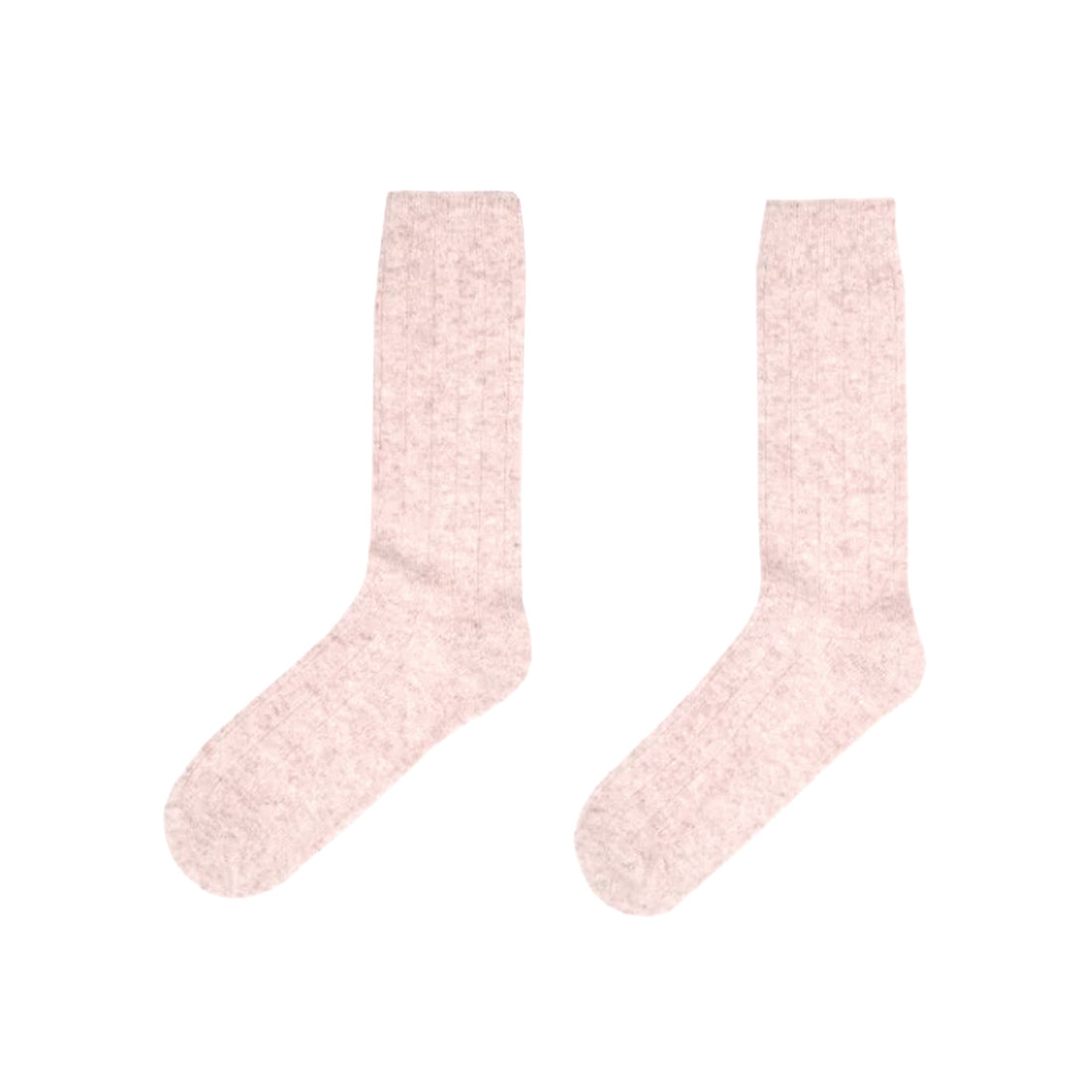 Cashmere Ribbed Sock