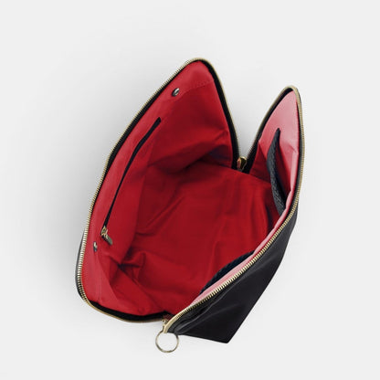 Signature Makeup Bag - Leather