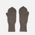 Shop Rescue Spa brown cashmere pop top gloves with convertible mitten covers and button detail for easy use.