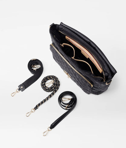 Large Crosby Lock Crossbody - Black