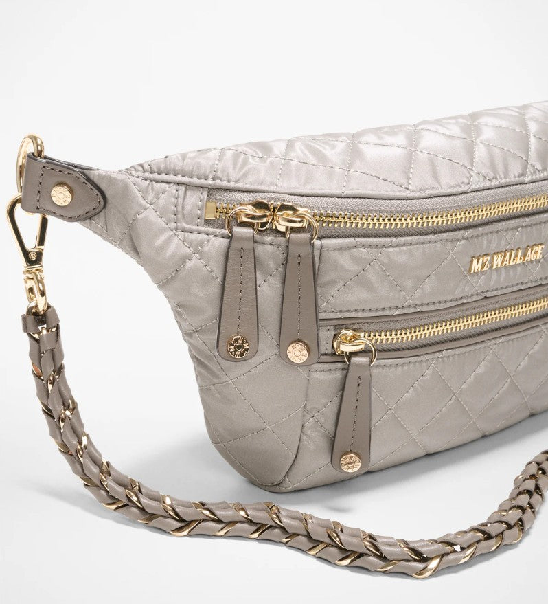 Small Crosby Crossbody Sling - Sable Pearl Metallic