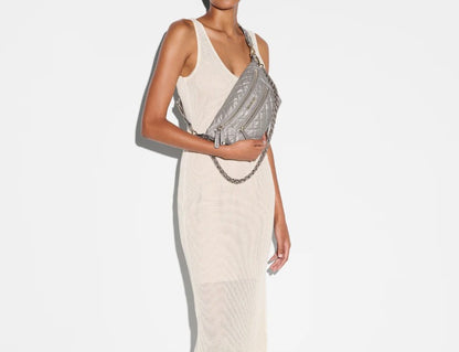 Small Crosby Crossbody Sling - Sable Pearl Metallic