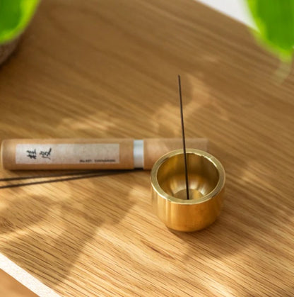 &amp;INCENSE Brass Incense Burner