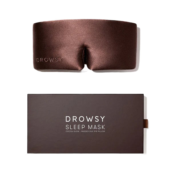 Silk Sleep Eye Mask Cocoa Glow