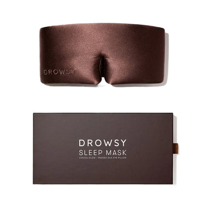 Silk Sleep Eye Mask Cocoa Glow
