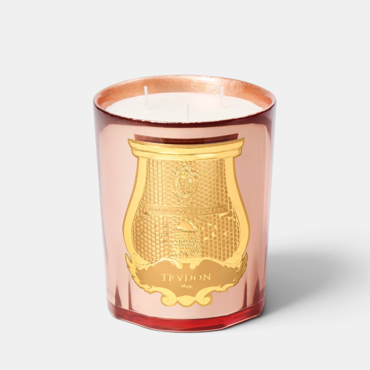 Shop Rescue Spa Nazareth candle in a copper mirror-finish glass with a gold embossed Trudon emblem
