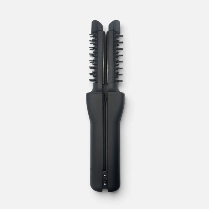 Shop Rescue Spa YA-MAN SPA STYLER Cordless Volume + Smooth heated hair brush in matte black with a folding design.