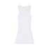 Front-facing product photo of Zimmerli Richelieu Neglige in white on a clean background, showing full silhouette and lace detailing.