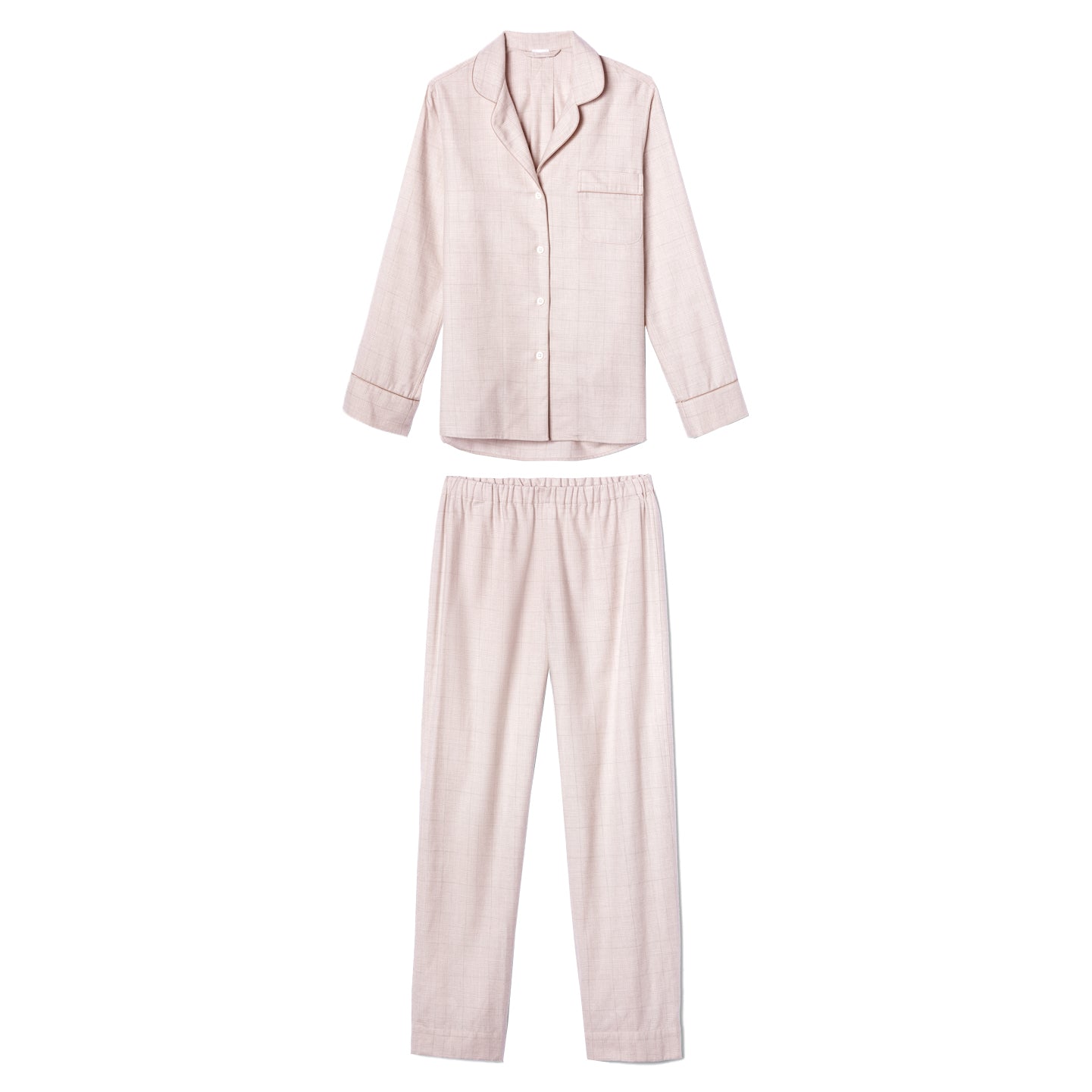 Pyjama Long Set Pink Check