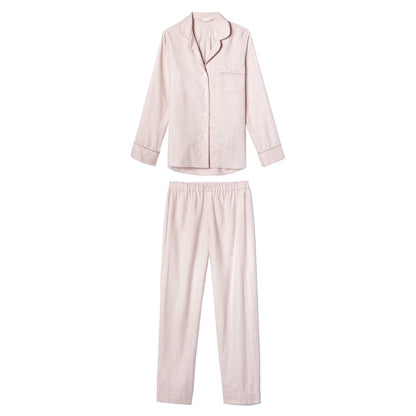 Pyjama Long Set Pink Check