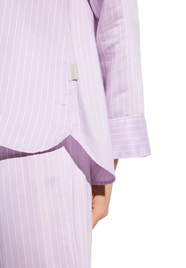 Pyjama Long Set Lilac Stripes