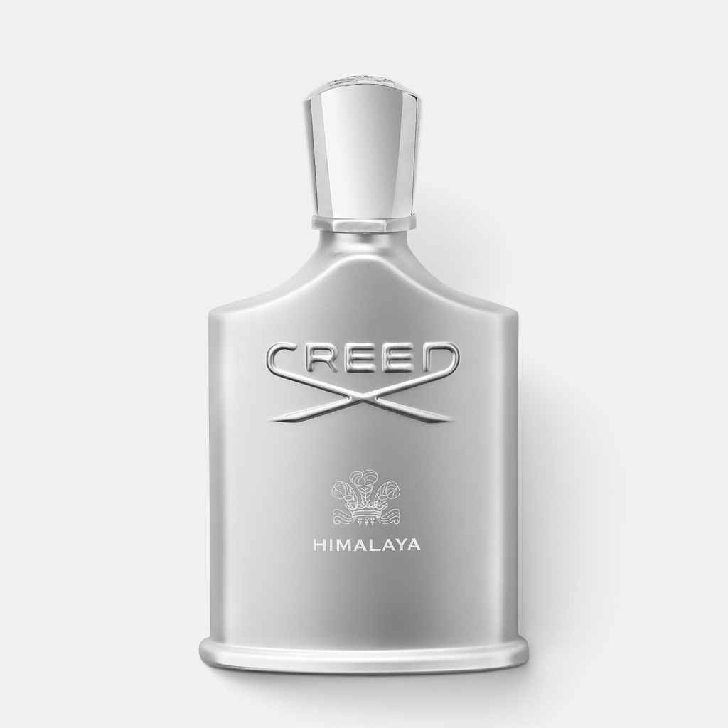 Shop Rescue Spa Creed Himalaya woody and citrus eau de parfum in a metallic silver 100ml bottle.