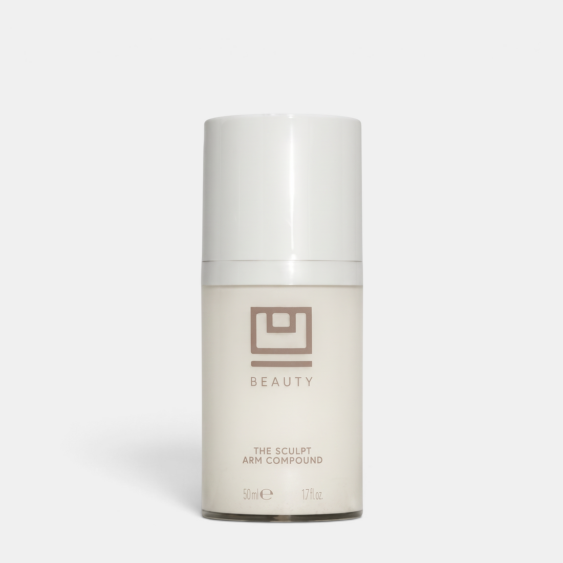 Shop Rescue Spa U Beauty The Sculpt Arm Compound firming body treatment in a 50ml white pump bottle