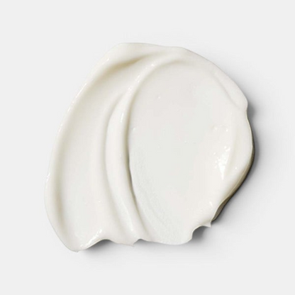 Shop Rescue Spa The Barrier Bioactive Treatment cream texture swatch showing a smooth white skincare formula