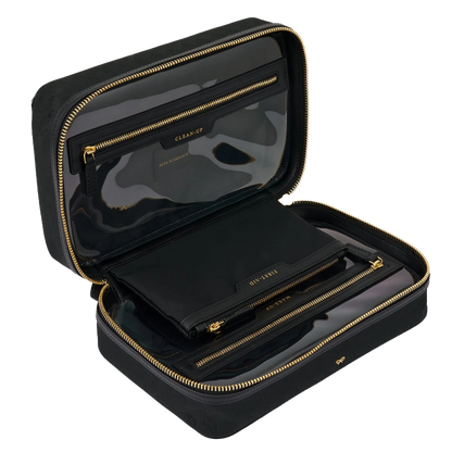 Bathroom Cabinet In Black AH Logo Nylon With Clear TPU