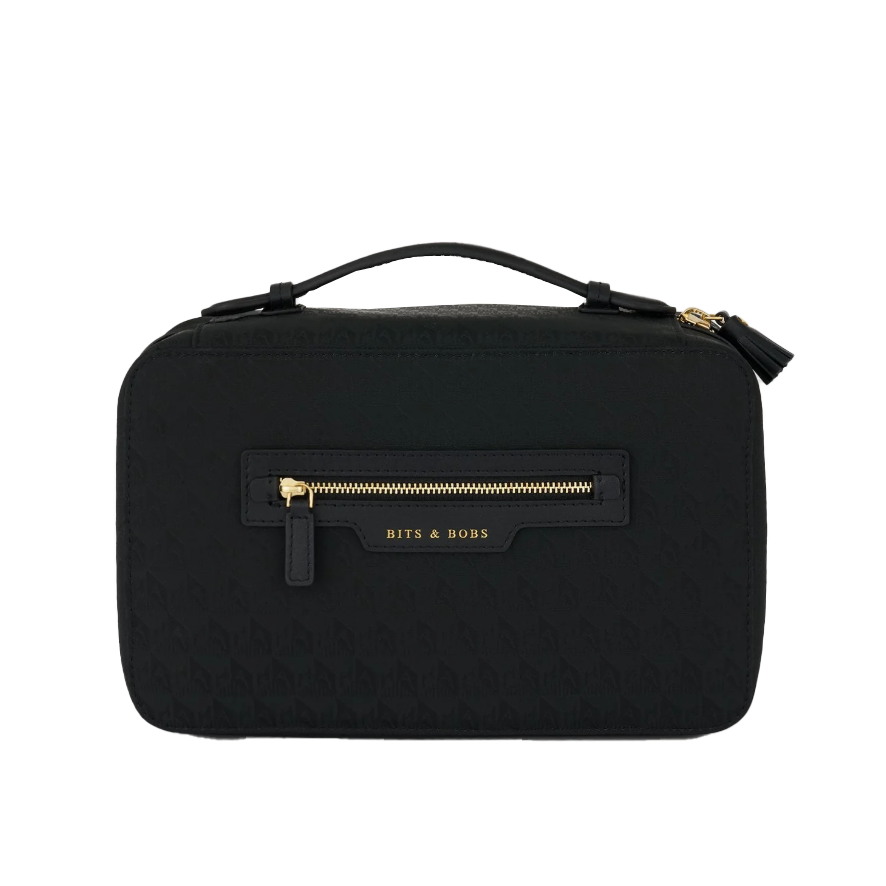 Bathroom Cabinet In Black AH Logo Nylon With Clear TPU