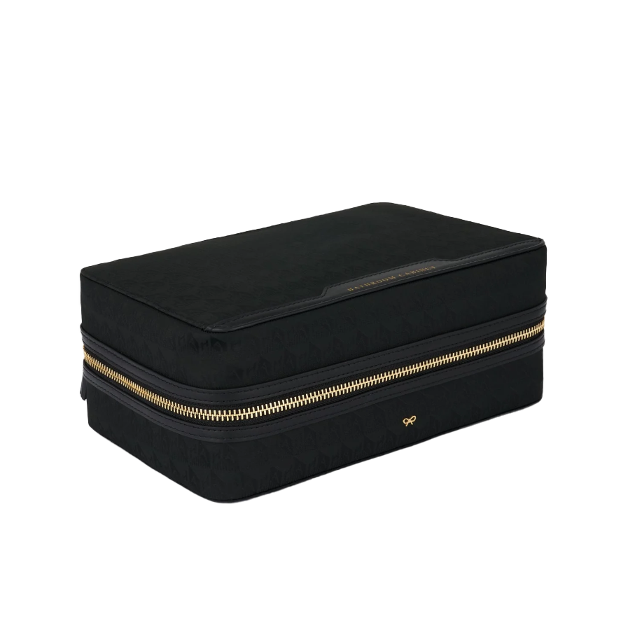 Bathroom Cabinet In Black AH Logo Nylon With Clear TPU