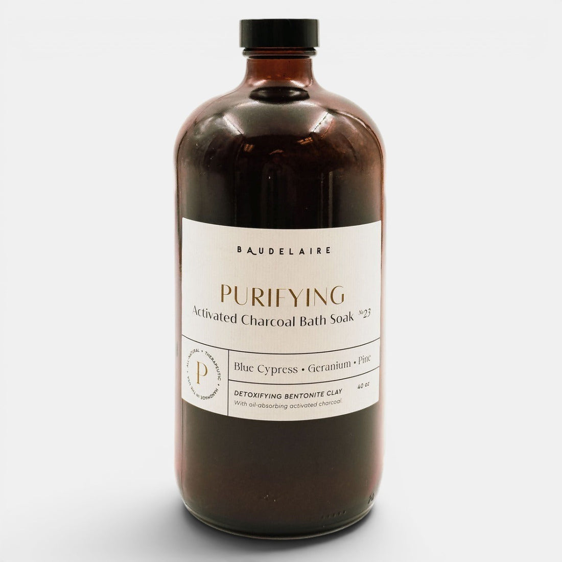 Purifying Activated Charcoal Bath Soak