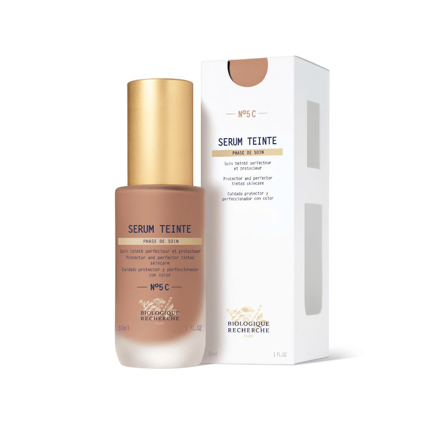Biologique Recherche Serum Teinte N5C bottle and packaging on a white background
