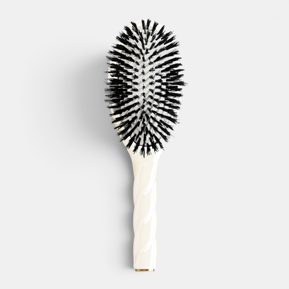 Shop Rescue Spa N.01 large universal hair brush with ivory handle and black boar bristles for detangling and shine