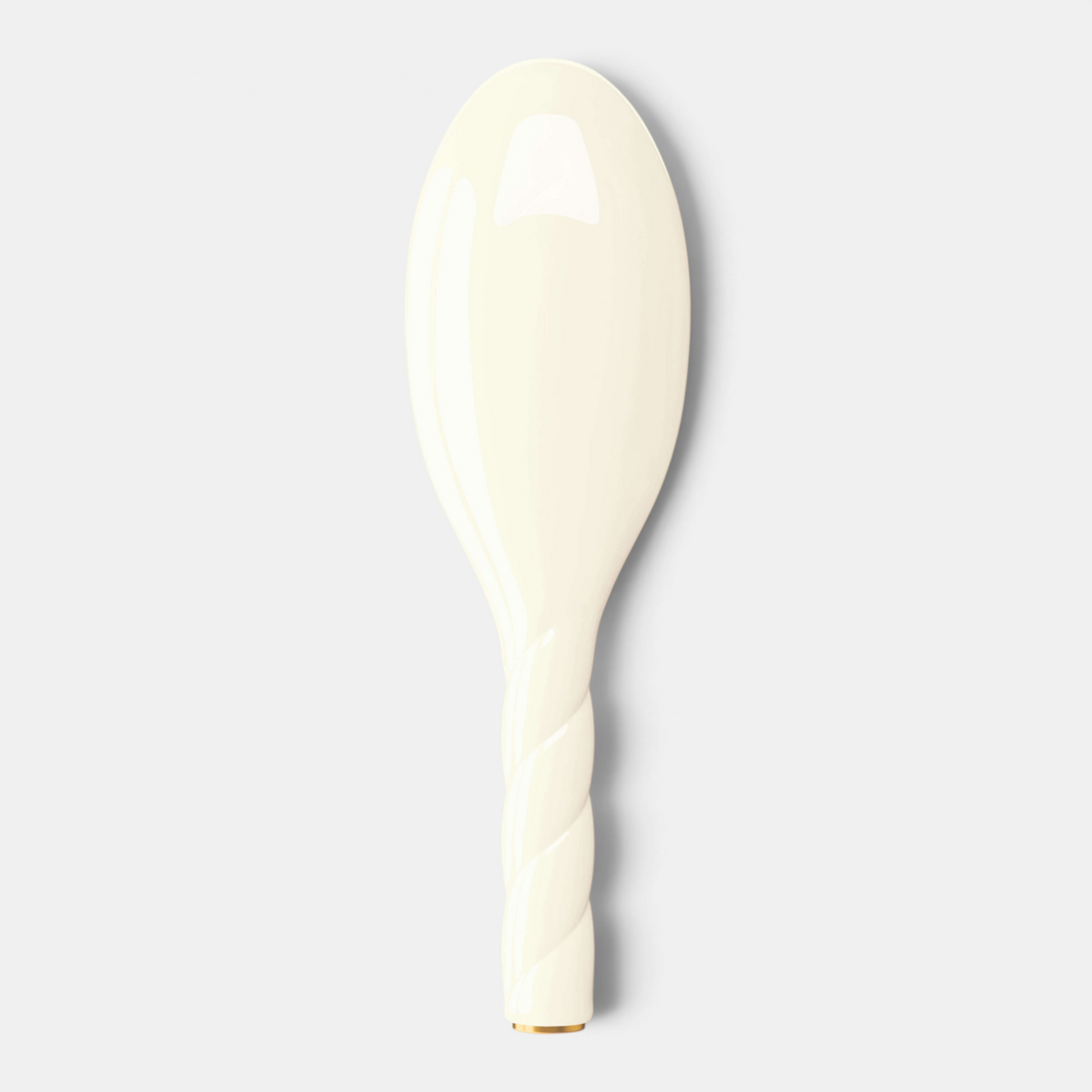 Shop Rescue Spa N.01 large creamy white universal hair brush with a twisted handle design
