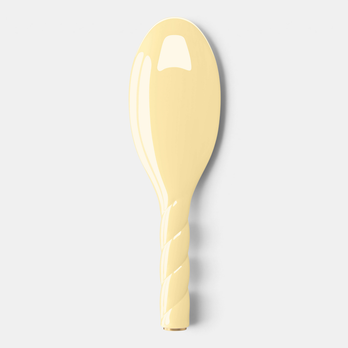 Shop Rescue Spa N.03 Large Essential Soft Hair Brush in cream with a twisted handle design