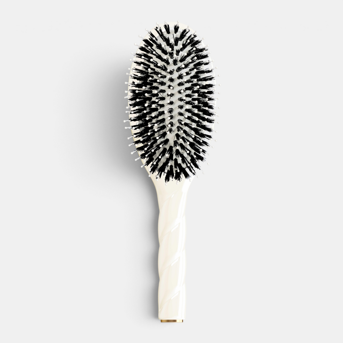 Shop Rescue Spa N.03 large essential soft hair brush with white twisted handle and boar and nylon bristles