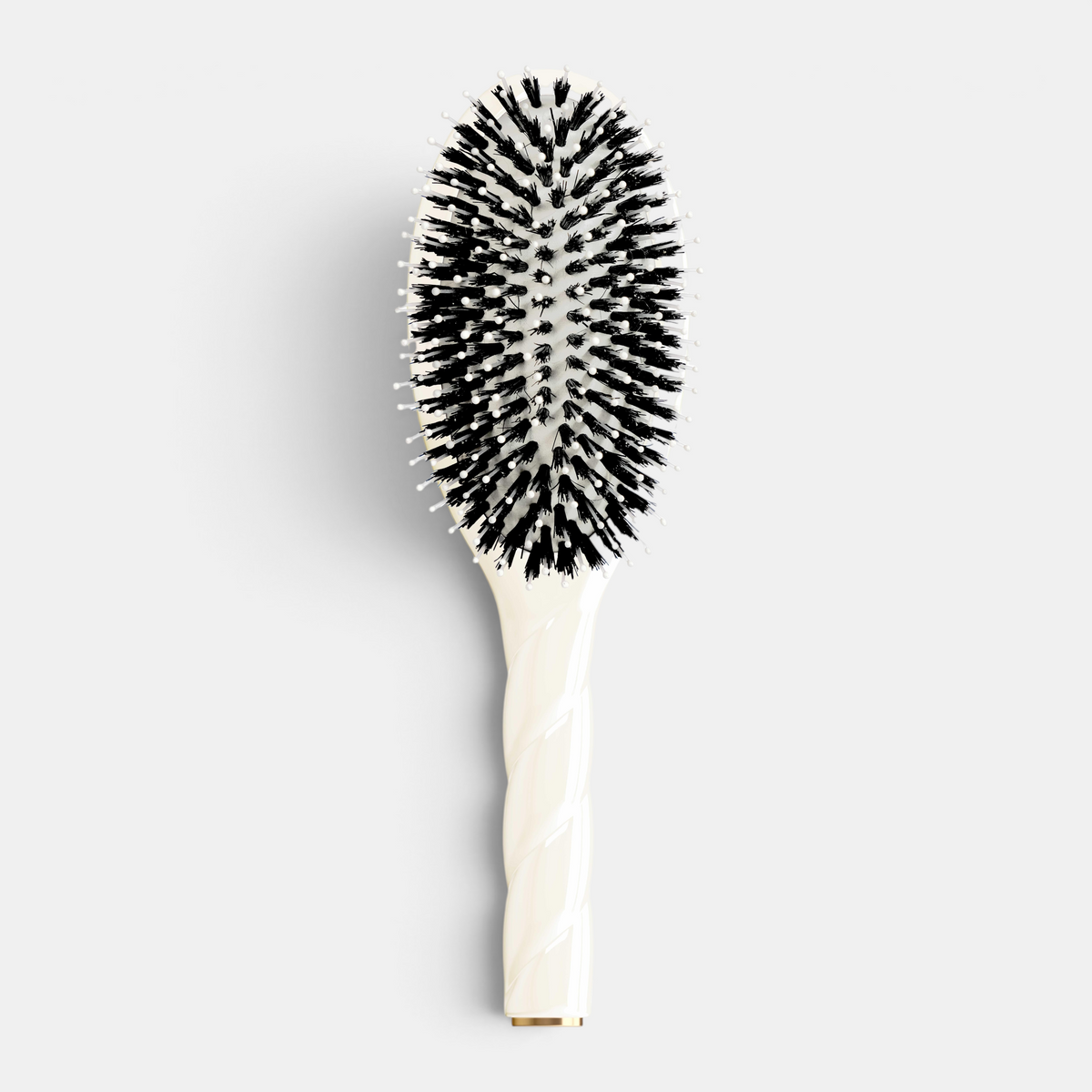 Shop Rescue Spa N.03 large essential soft hair brush with white twisted handle and boar and nylon bristles