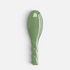 Shop Rescue Spa N.01 Petite Universal Hair Brush in almond green with a twisted handle design