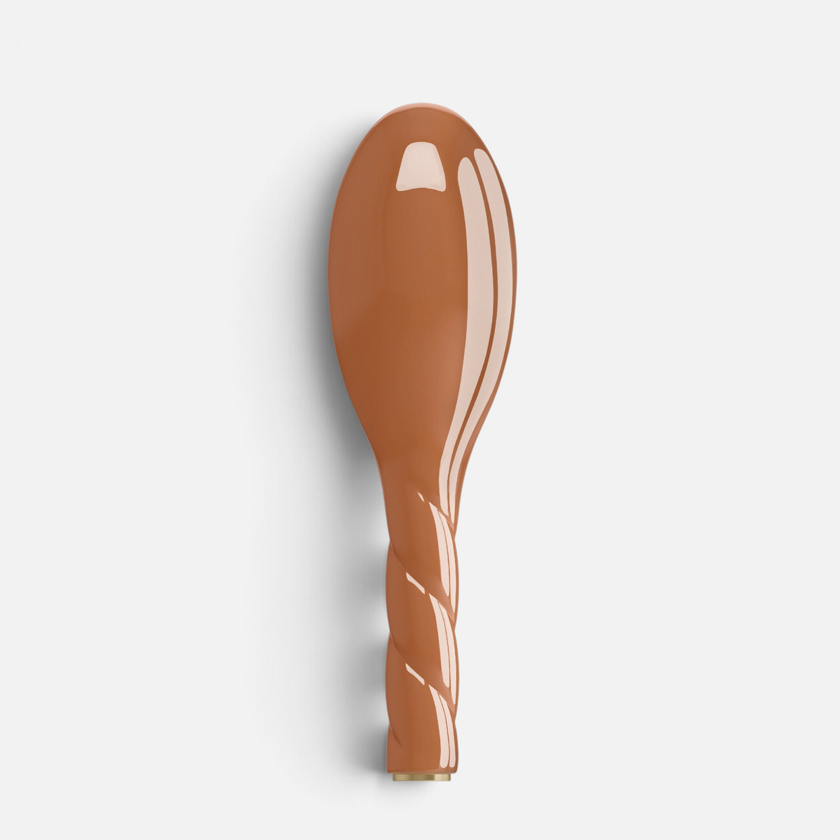 Shop Rescue Spa N.01 Petite Universal Hair Brush in terracotta with a twisted handle and boar bristles