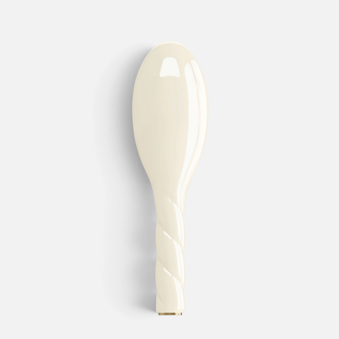 Shop Rescue Spa N.01 Petite Universal Hair Brush in ivory with a smooth, twisted handle and natural boar bristles.