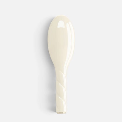 Shop Rescue Spa N.01 Petite Universal Hair Brush in ivory with a smooth, twisted handle and natural boar bristles.
