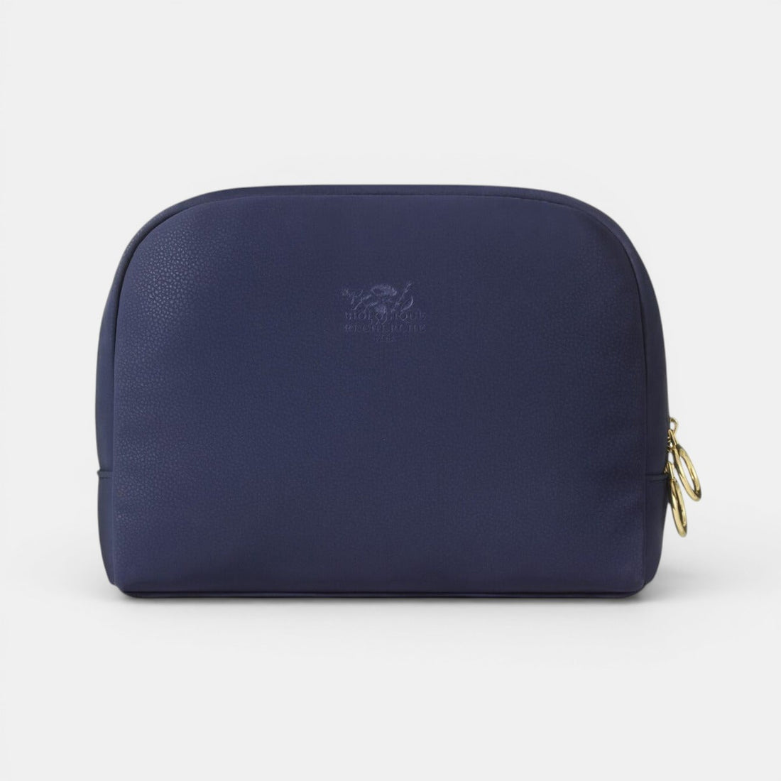 Blue Suede Toiletry Pouch