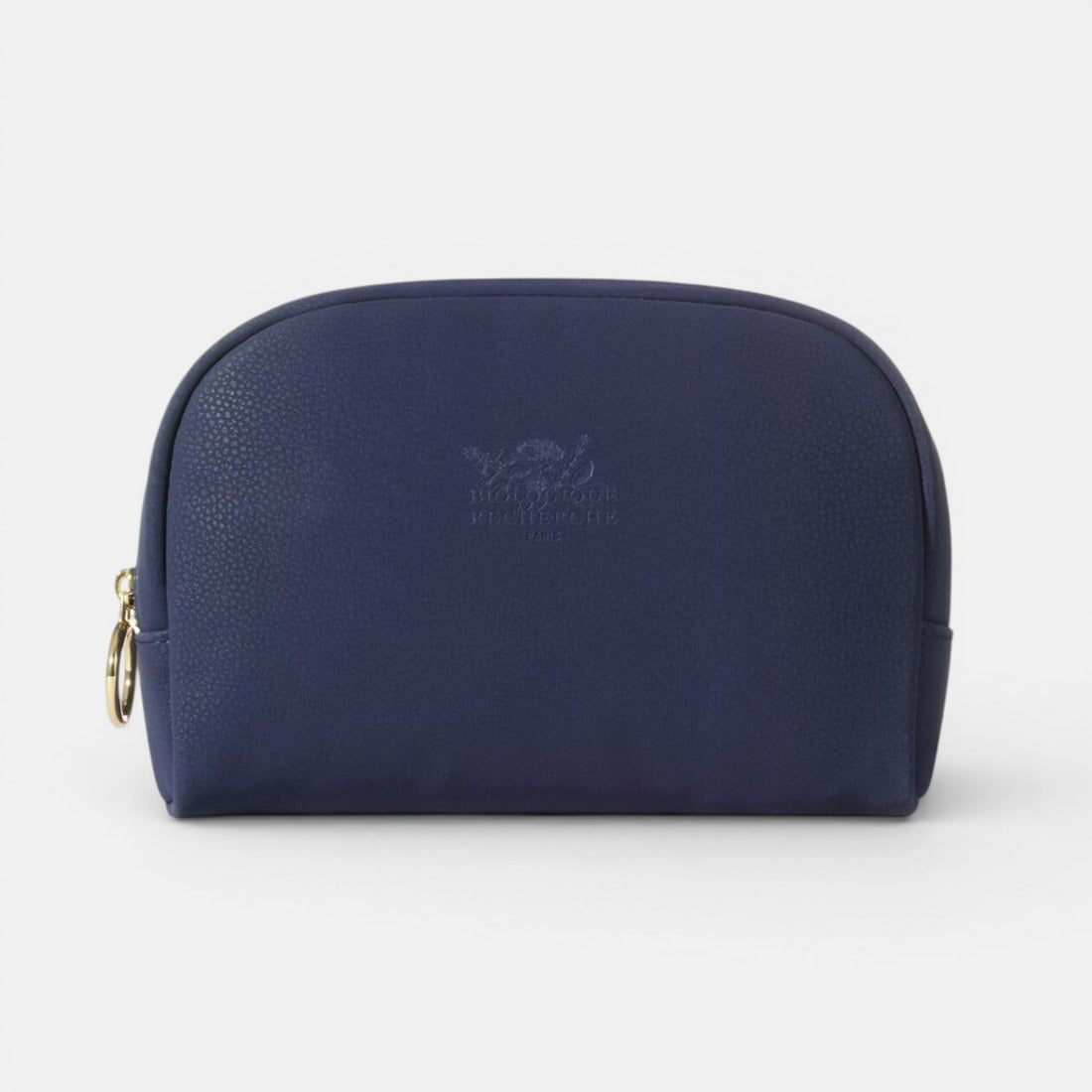 Blue Suede Makeup Case