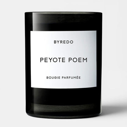 Peyote Poem Candle
