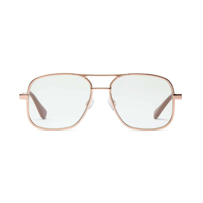 Metamodernist Scout Reading Glasses - Polished Rose Gold