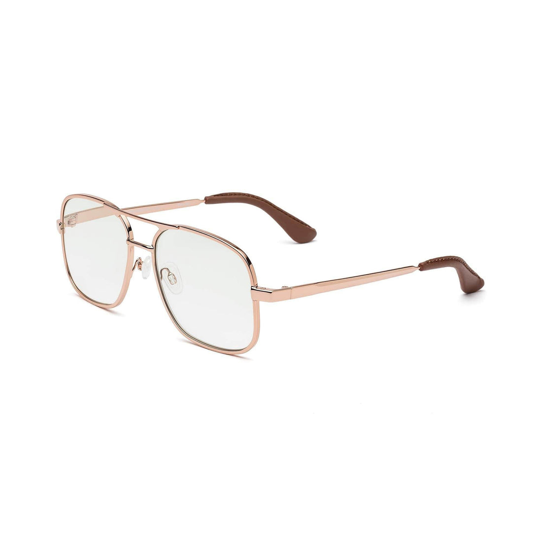Metamodernist Scout Reading Glasses - Polished Rose Gold